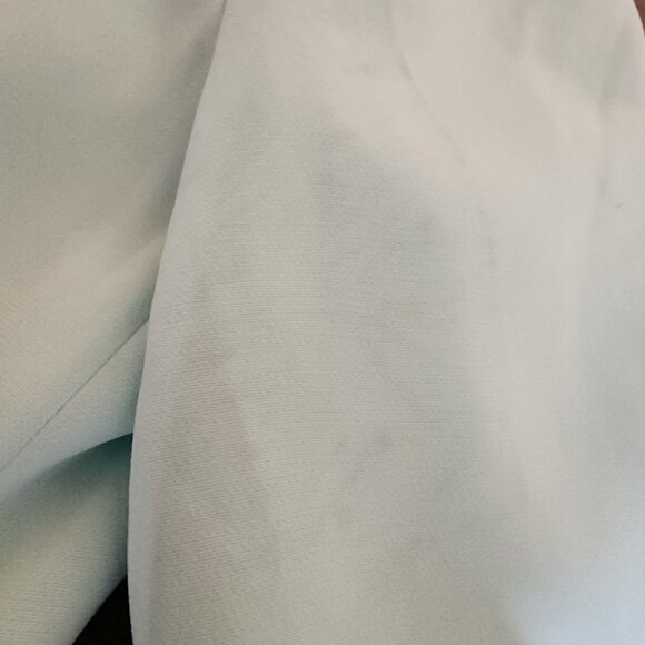 Justfab Flap Pocket Blazer NWT Mint Green XL Dark Marks - Picture 5 of 10